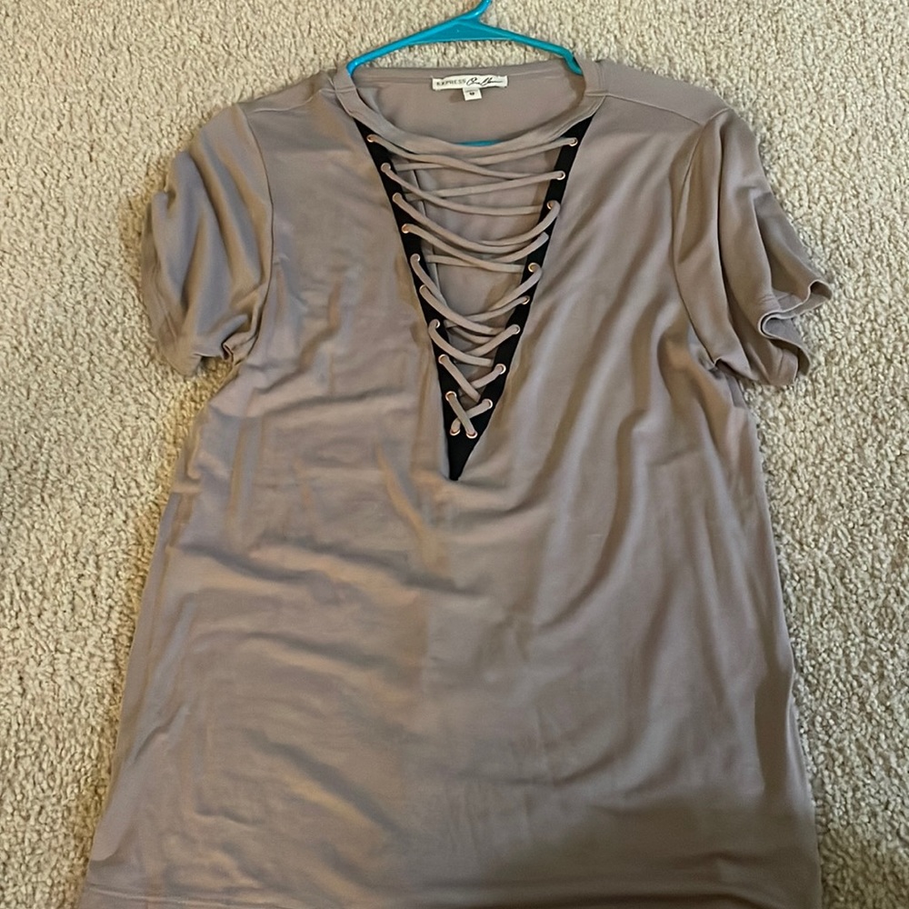 Express, V neck blouse, worn 3 times